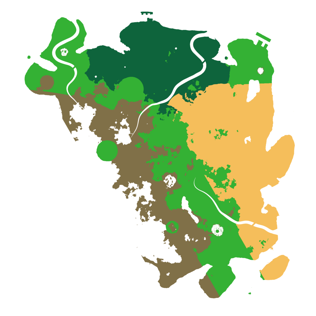 Biome Rust Map: Procedural Map, Size: 4000, Seed: 1941580208