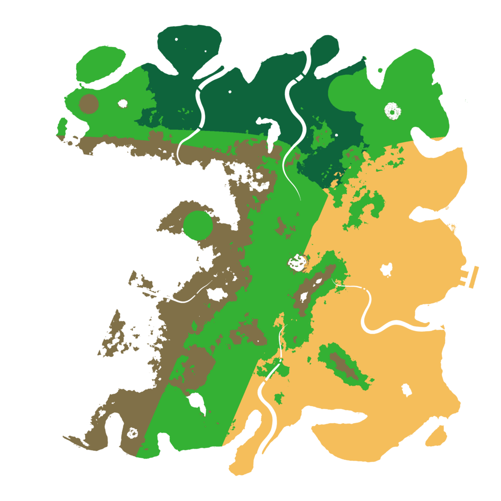 Biome Rust Map: Procedural Map, Size: 4500, Seed: 45217824