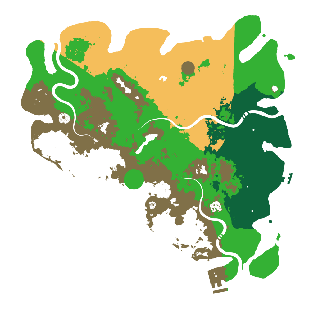 Biome Rust Map: Procedural Map, Size: 4250, Seed: 9102026