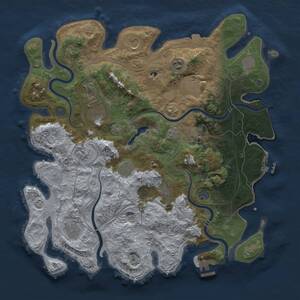 Thumbnail Rust Map: Procedural Map, Size: 4250, Seed: 9102026, 19 Monuments