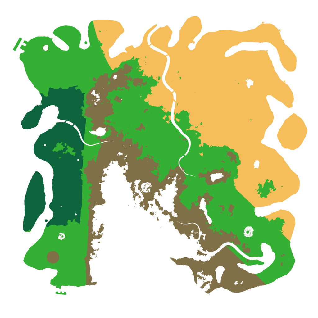 Biome Rust Map: Procedural Map, Size: 4500, Seed: 234844413