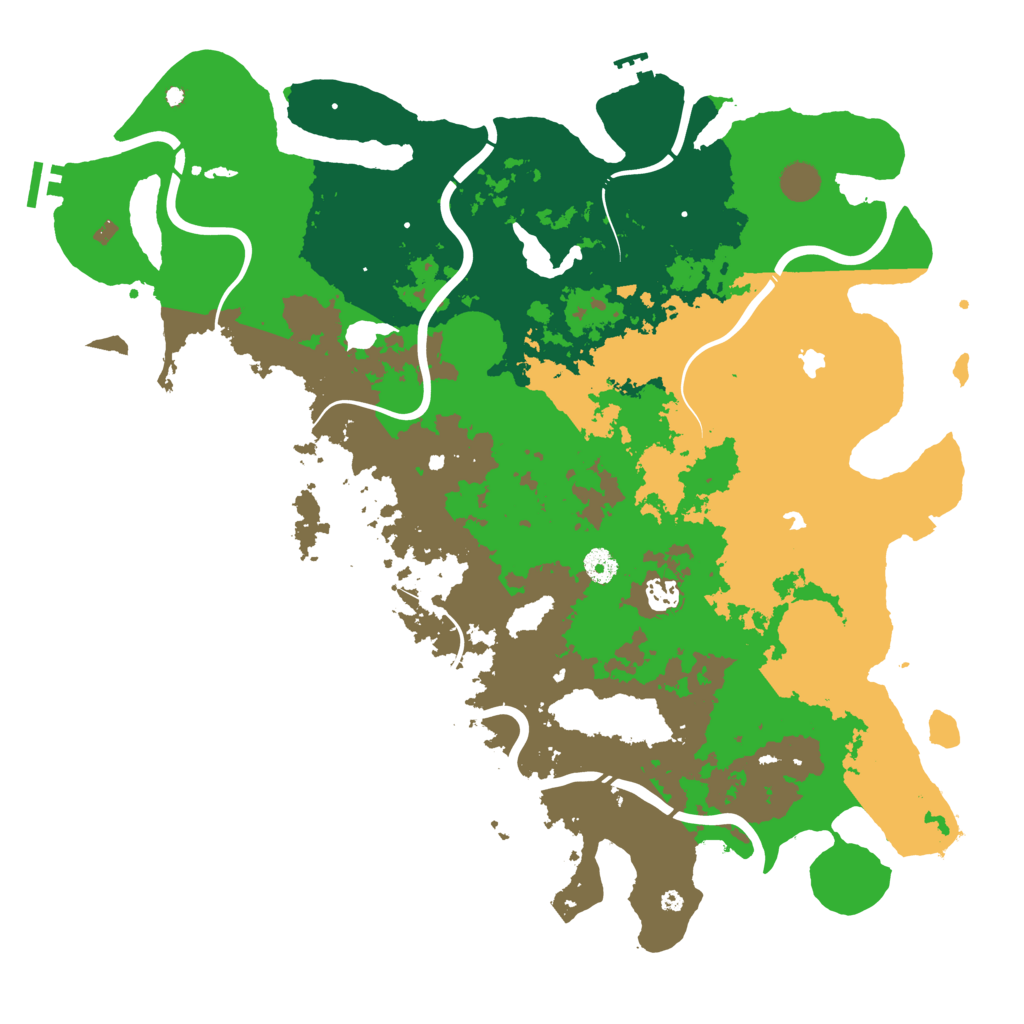 Biome Rust Map: Procedural Map, Size: 4500, Seed: 309724331