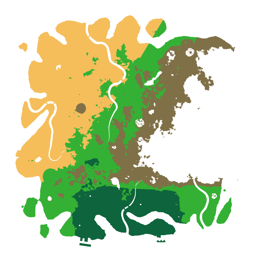 Biome Rust Map: Procedural Map, Size: 4500, Seed: 159513066