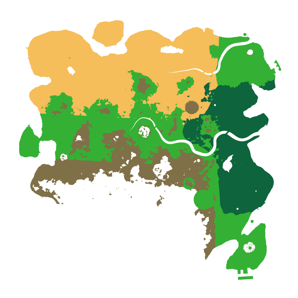 Biome Rust Map: Procedural Map, Size: 4000, Seed: 1064432534