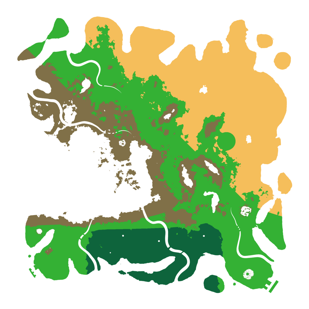 Biome Rust Map: Procedural Map, Size: 4500, Seed: 1482284040