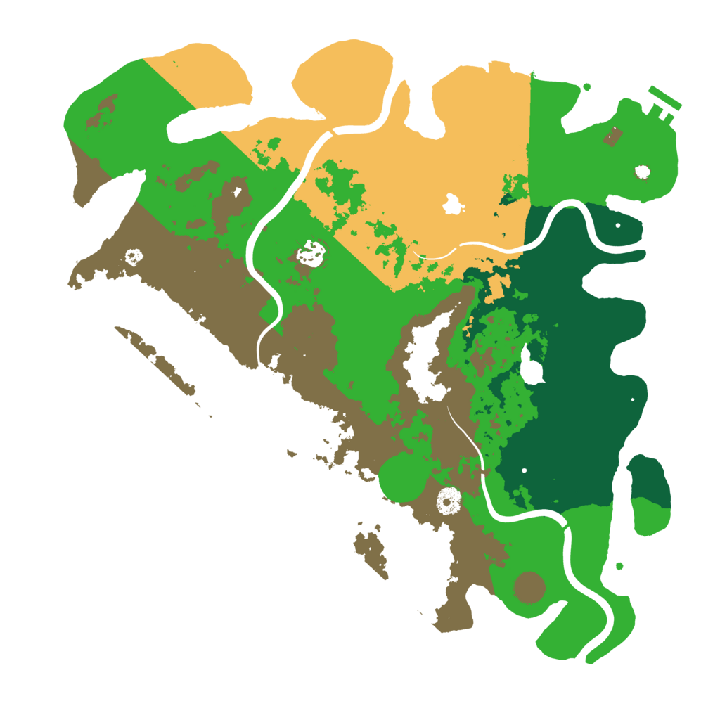 Biome Rust Map: Procedural Map, Size: 4000, Seed: 534888090
