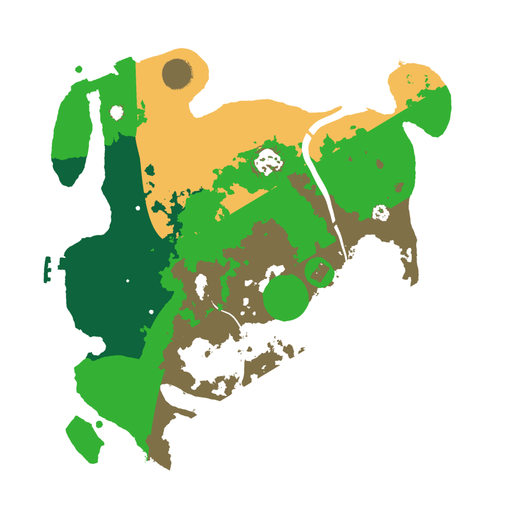 Biome Rust Map: Procedural Map, Size: 3000, Seed: 766131571