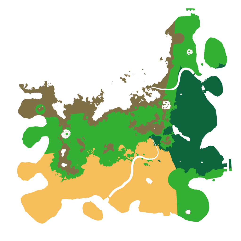 Biome Rust Map: Procedural Map, Size: 4000, Seed: 441595726