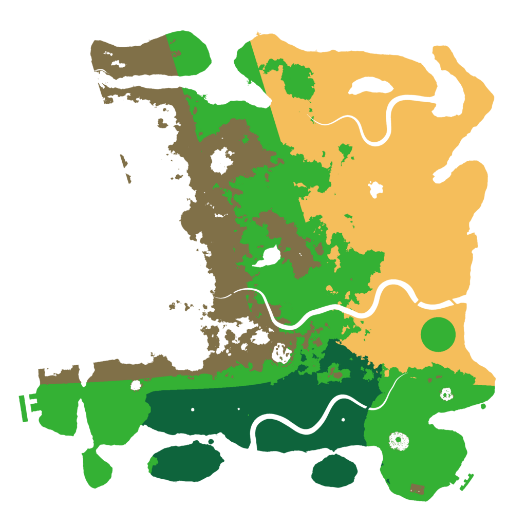 Biome Rust Map: Procedural Map, Size: 4000, Seed: 17215518