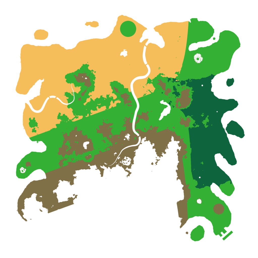 Biome Rust Map: Procedural Map, Size: 4250, Seed: 38040107