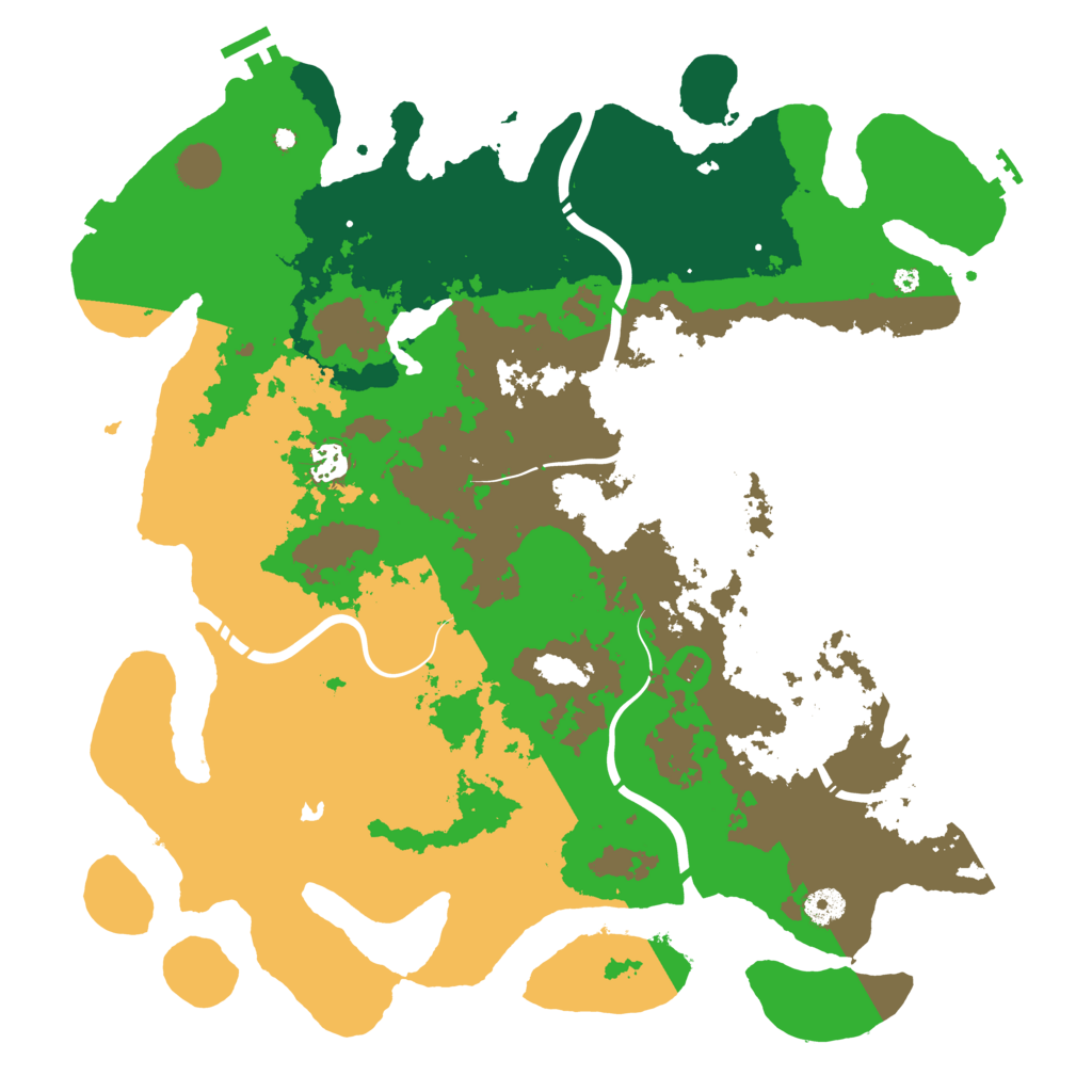 Biome Rust Map: Procedural Map, Size: 4250, Seed: 2032270705
