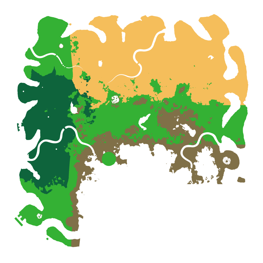 Biome Rust Map: Procedural Map, Size: 5000, Seed: 77803