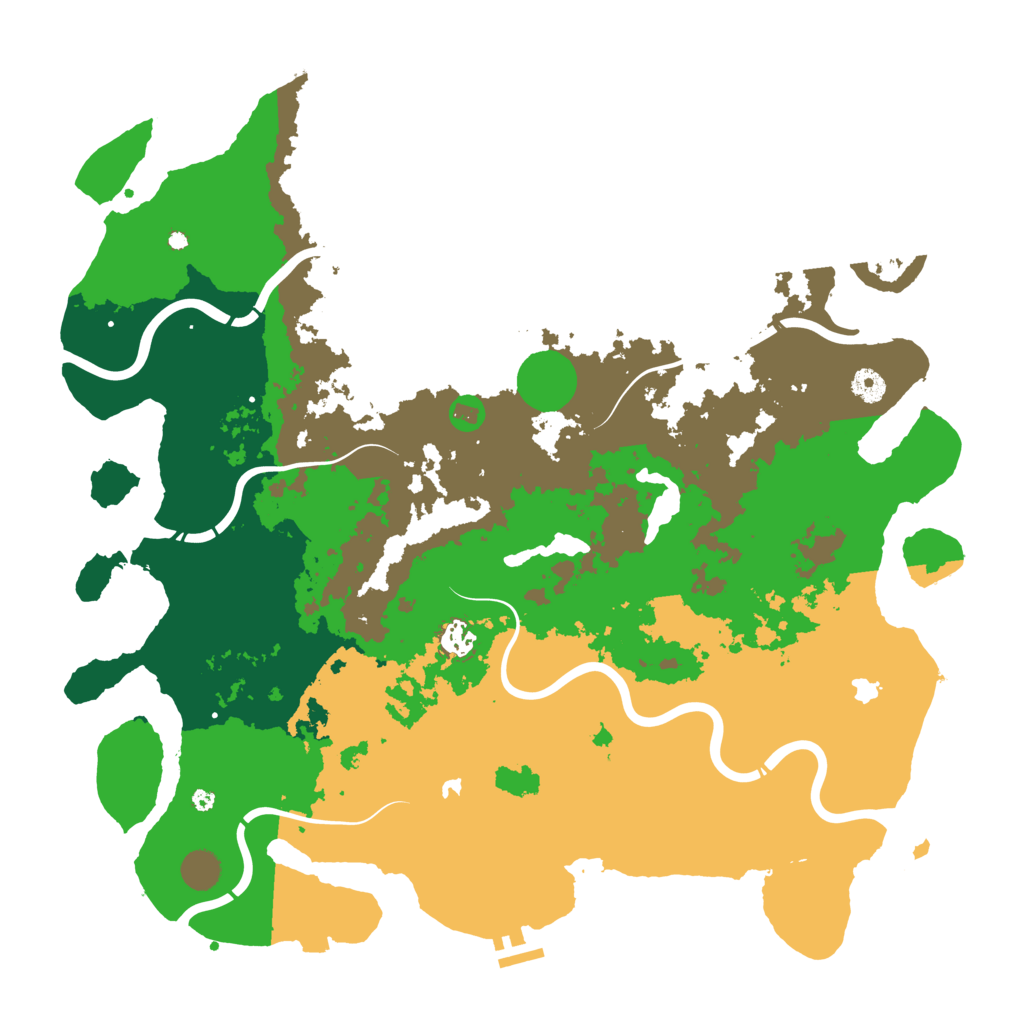 Biome Rust Map: Procedural Map, Size: 4500, Seed: 1395388829
