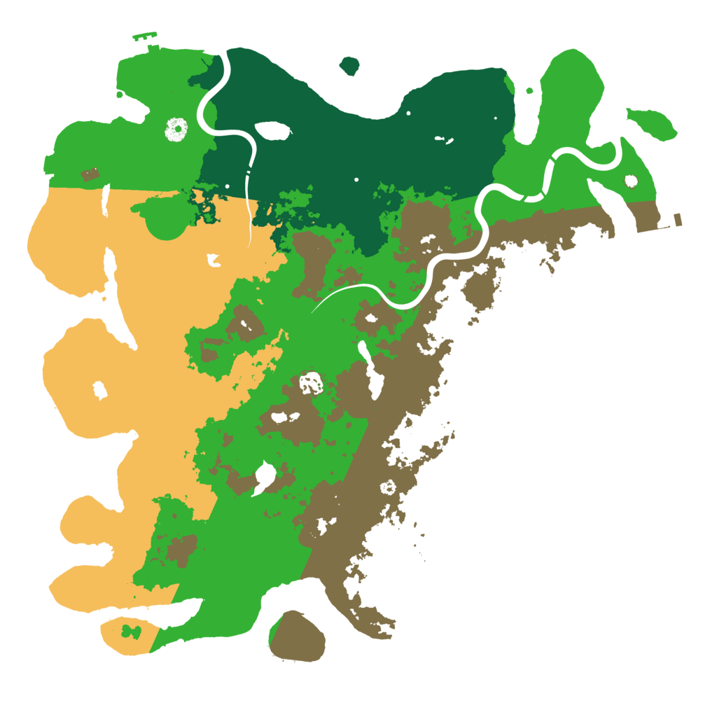 Biome Rust Map: Procedural Map, Size: 4500, Seed: 720730683