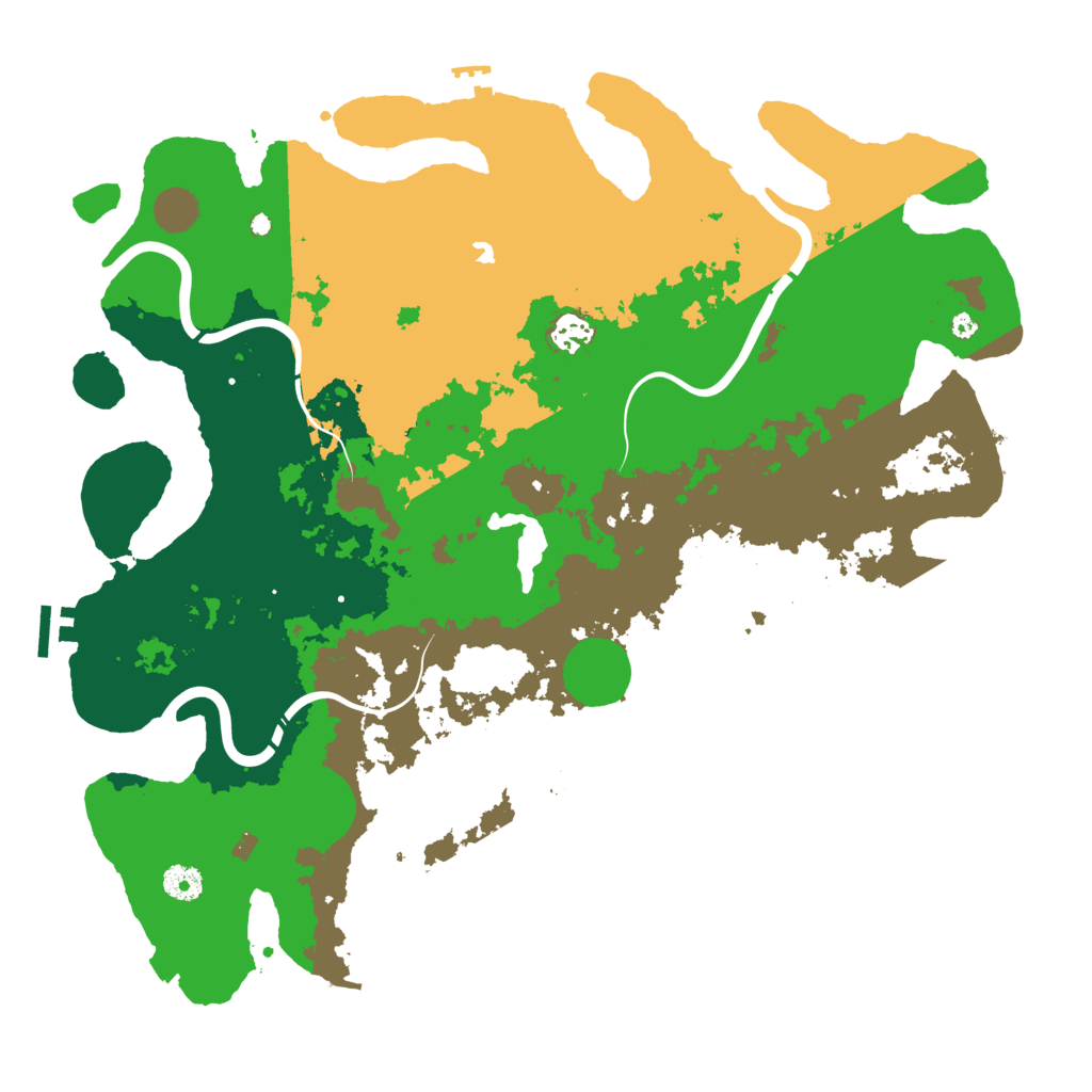 Biome Rust Map: Procedural Map, Size: 4250, Seed: 64801697