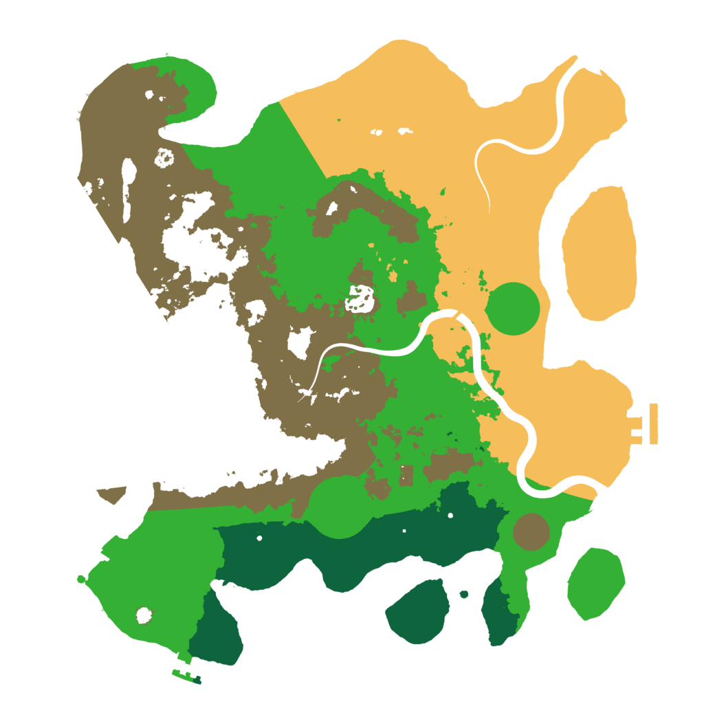 Biome Rust Map: Procedural Map, Size: 3500, Seed: 1780872480