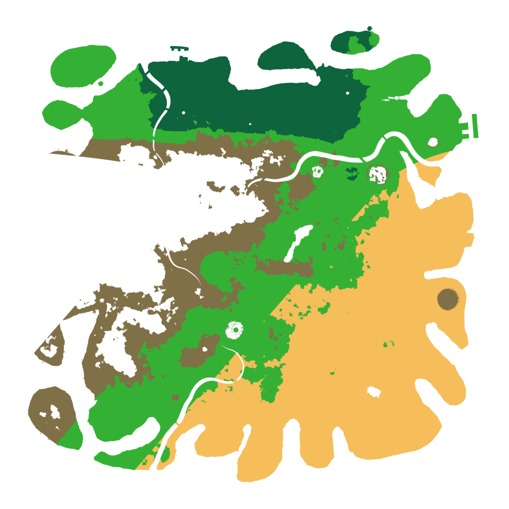Biome Rust Map: Procedural Map, Size: 4250, Seed: 1570942938