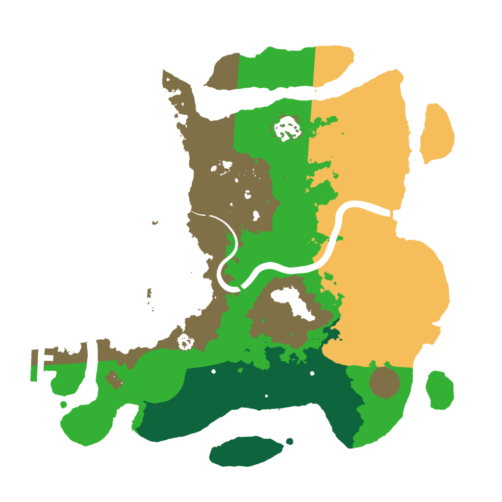 Biome Rust Map: Procedural Map, Size: 3000, Seed: 1153344380