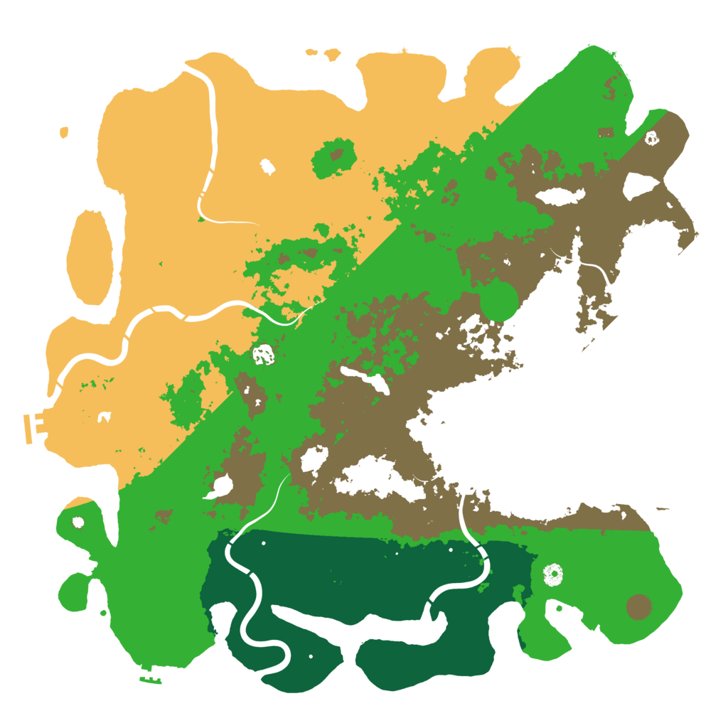 Biome Rust Map: Procedural Map, Size: 5000, Seed: 14312931