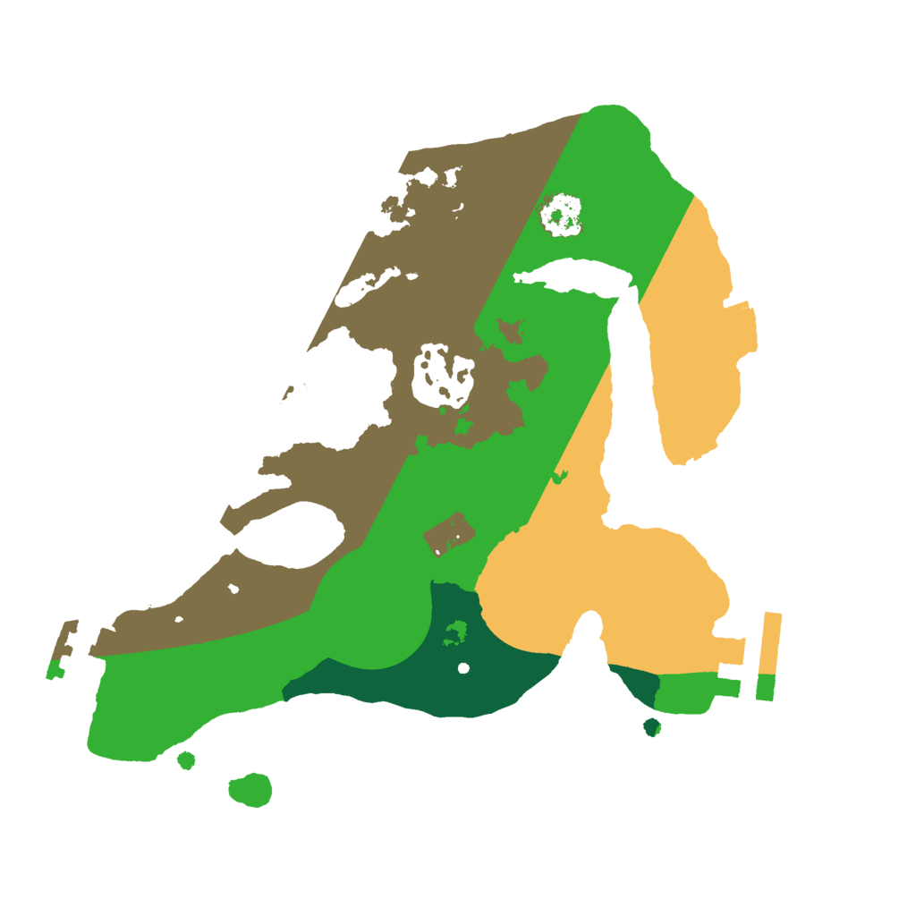 Biome Rust Map: Procedural Map, Size: 2100, Seed: 182670608