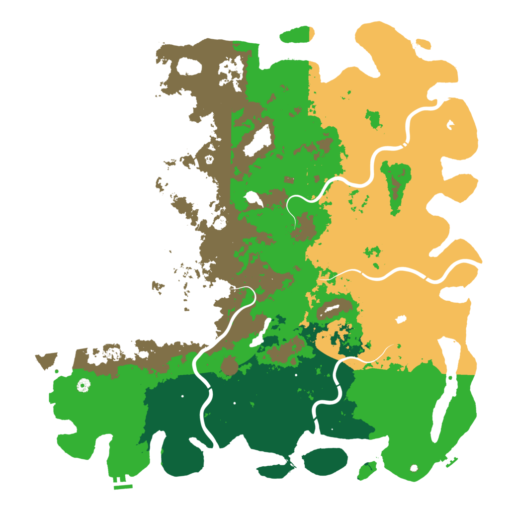 Biome Rust Map: Procedural Map, Size: 5500, Seed: 10100666
