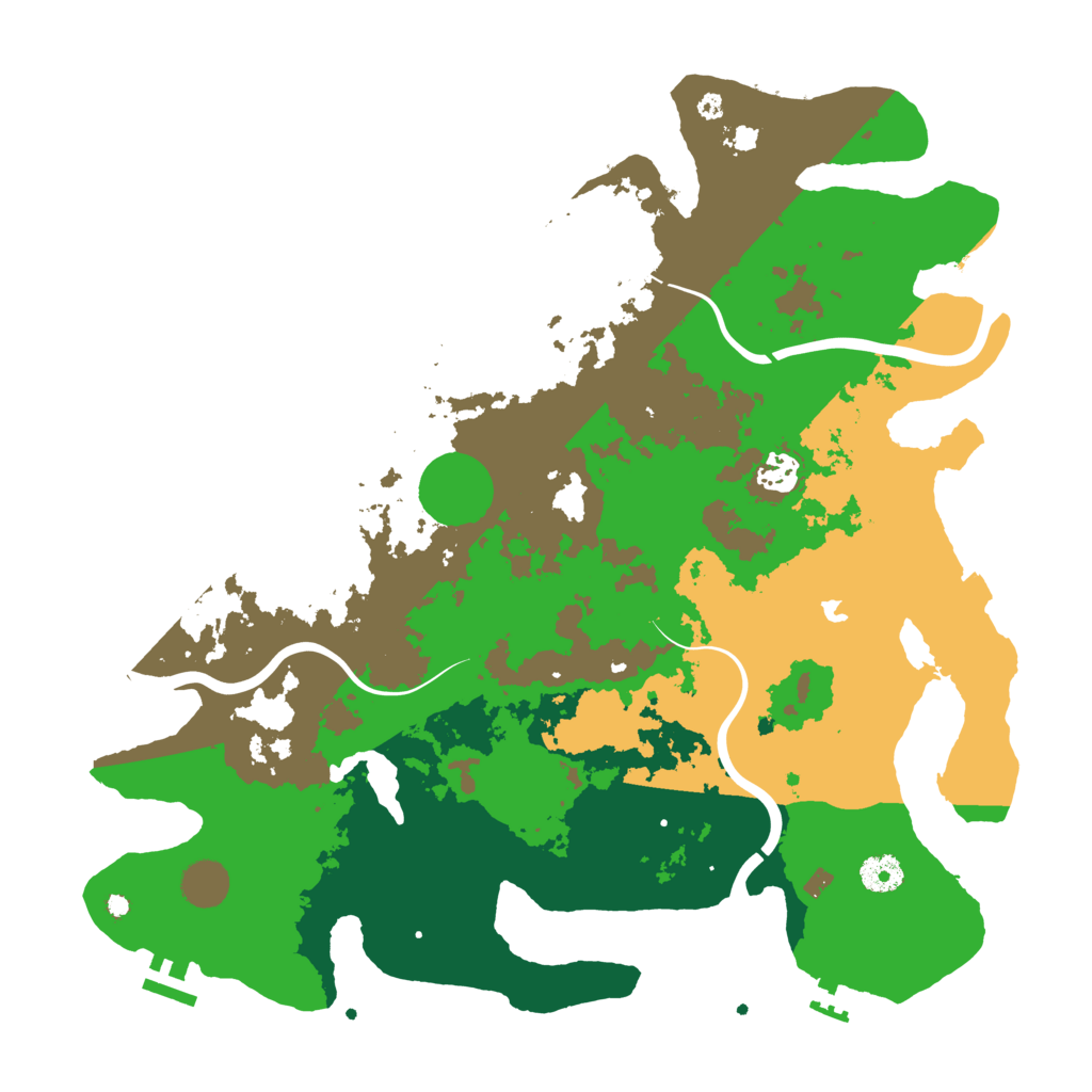 Biome Rust Map: Procedural Map, Size: 4000, Seed: 1470699976