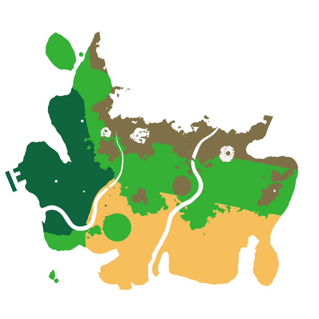 Biome Rust Map: Procedural Map, Size: 3000, Seed: 7259103