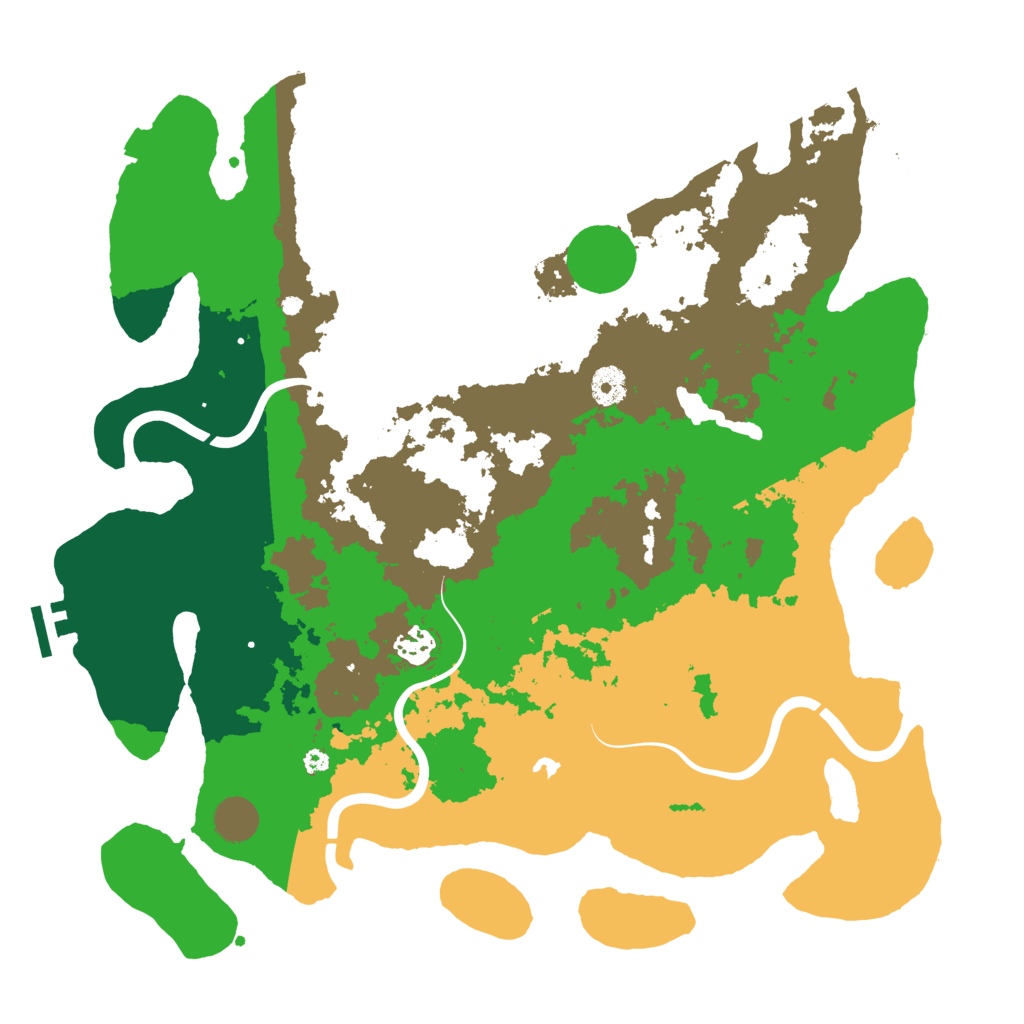 Biome Rust Map: Procedural Map, Size: 4000, Seed: 1029610626