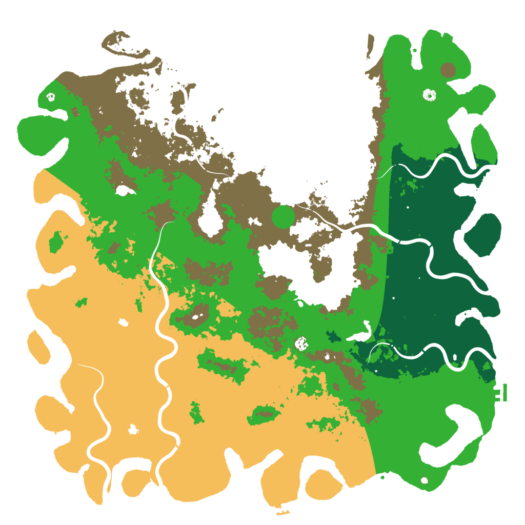 Biome Rust Map: Procedural Map, Size: 6000, Seed: 1454824853