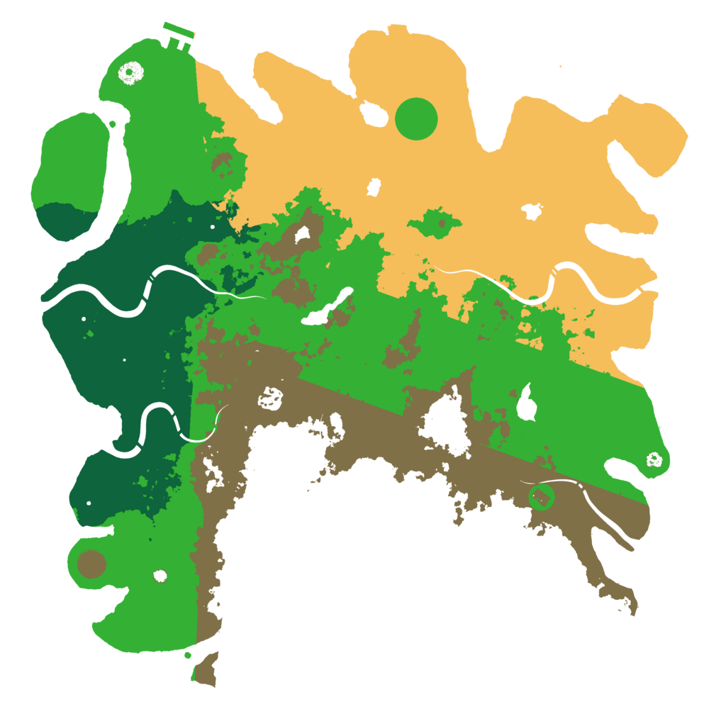 Biome Rust Map: Procedural Map, Size: 4500, Seed: 652579538