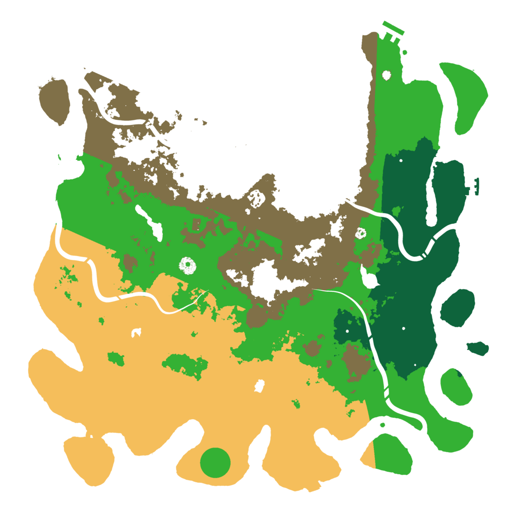 Biome Rust Map: Procedural Map, Size: 4500, Seed: 1719041873