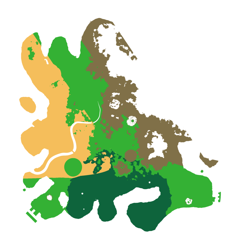 Biome Rust Map: Procedural Map, Size: 3600, Seed: 1721594937