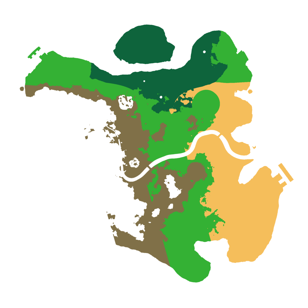 Biome Rust Map: Procedural Map, Size: 3000, Seed: 451266560
