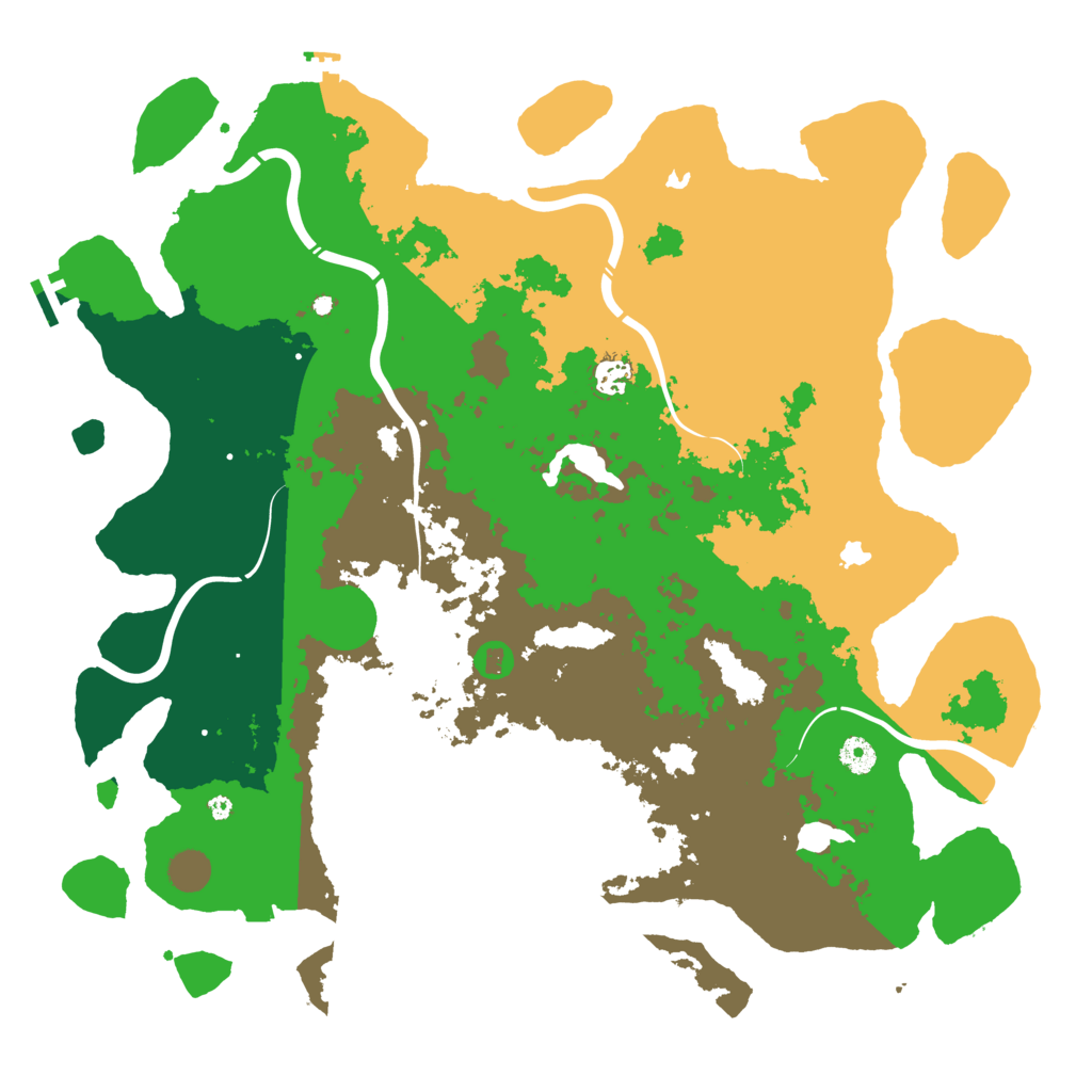 Biome Rust Map: Procedural Map, Size: 4500, Seed: 37441