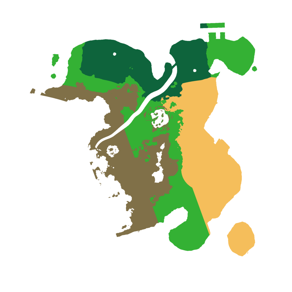 Biome Rust Map: Procedural Map, Size: 2400, Seed: 1872824040
