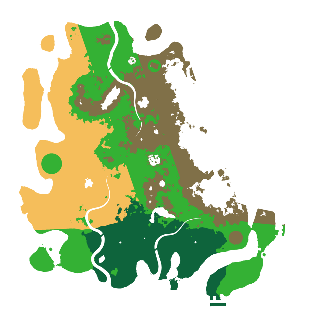 Biome Rust Map: Procedural Map, Size: 4000, Seed: 1791590498