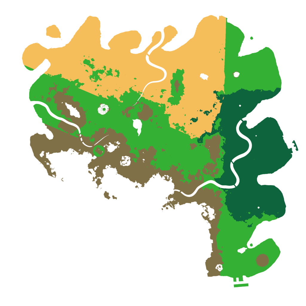 Biome Rust Map: Procedural Map, Size: 4250, Seed: 1362723030