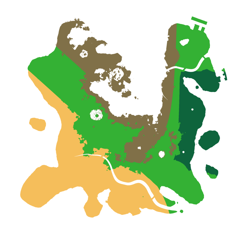 Biome Rust Map: Procedural Map, Size: 3000, Seed: 979998339