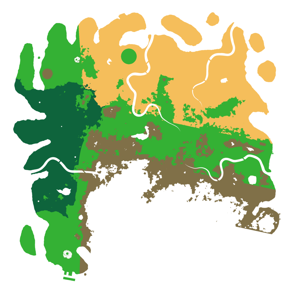 Biome Rust Map: Procedural Map, Size: 5000, Seed: 763153