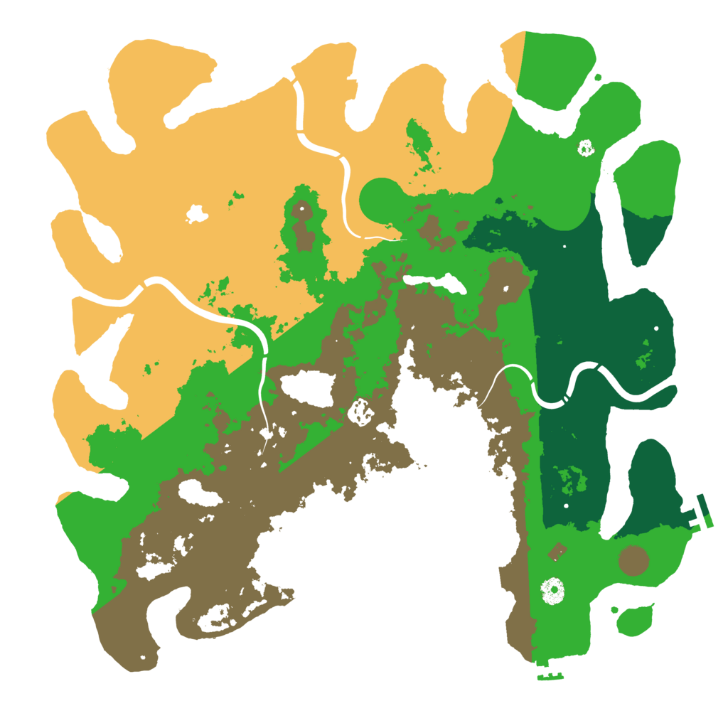 Biome Rust Map: Procedural Map, Size: 4250, Seed: 2098159377
