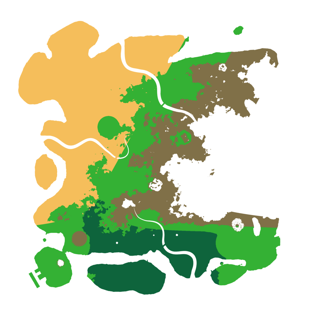 Biome Rust Map: Procedural Map, Size: 3750, Seed: 587418998