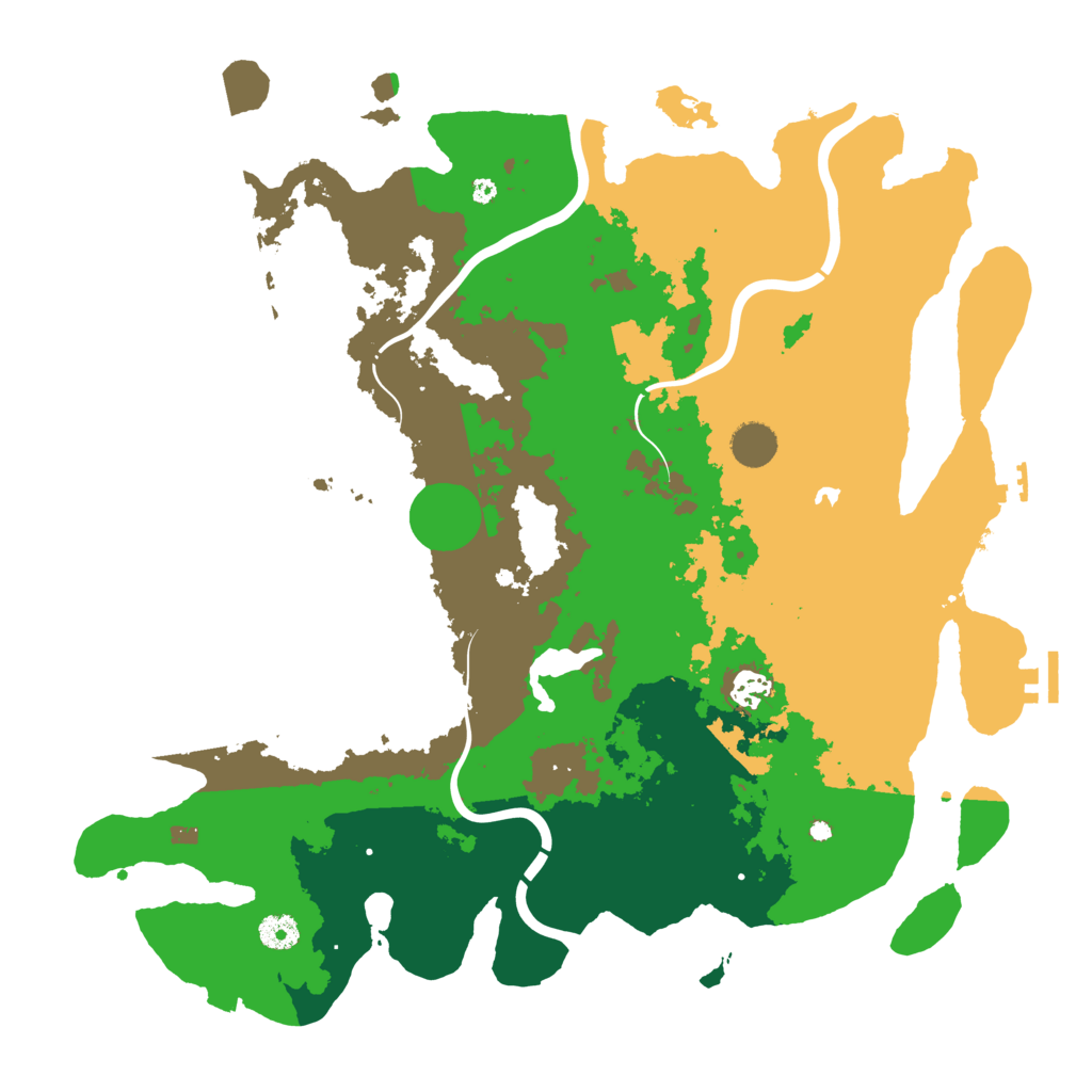 Biome Rust Map: Procedural Map, Size: 4250, Seed: 332655105