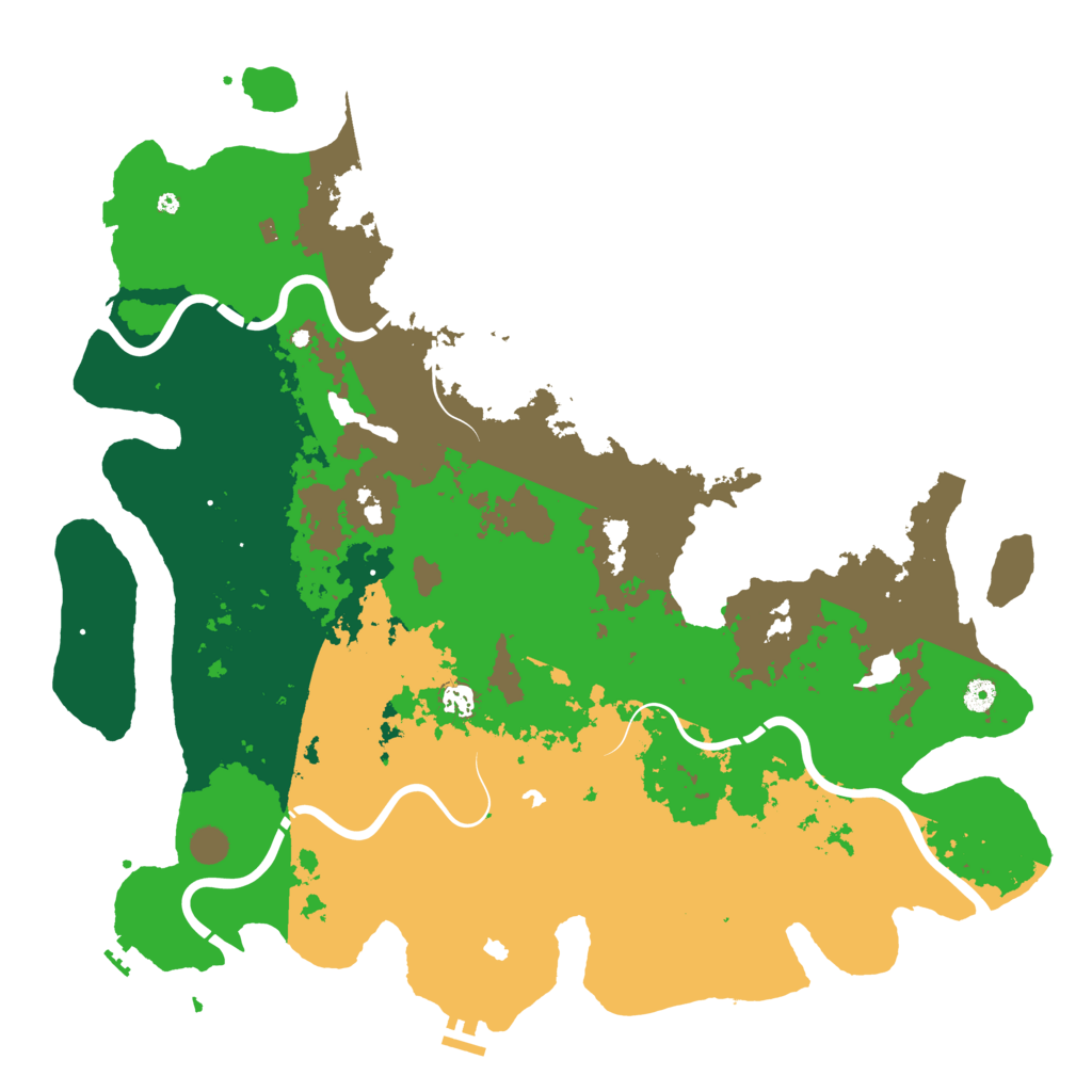 Biome Rust Map: Procedural Map, Size: 5000, Seed: 194188