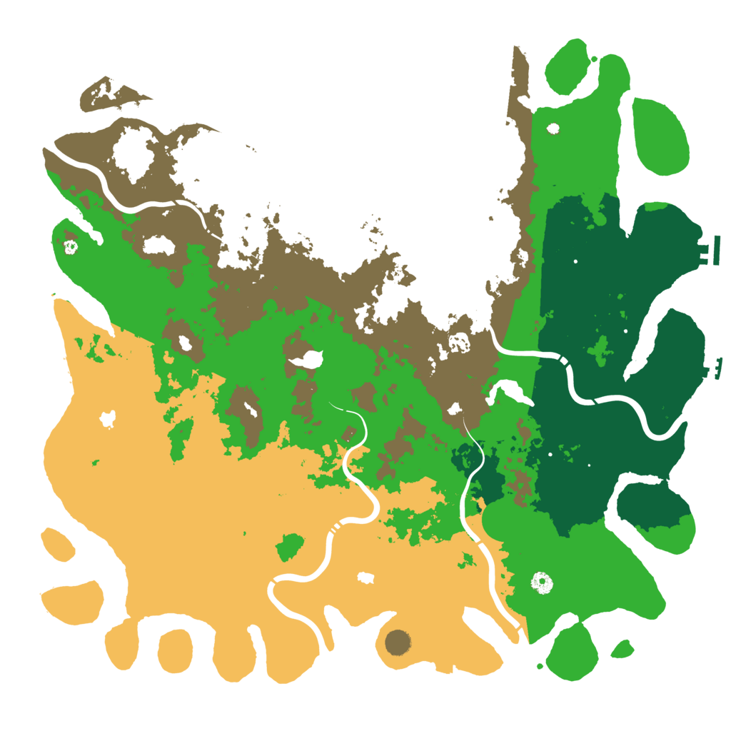 Biome Rust Map: Procedural Map, Size: 5000, Seed: 778702