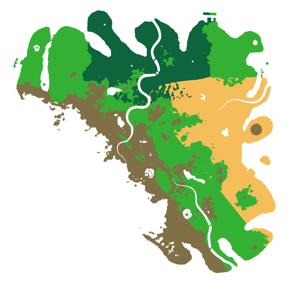 Biome Rust Map: Procedural Map, Size: 4500, Seed: 262967