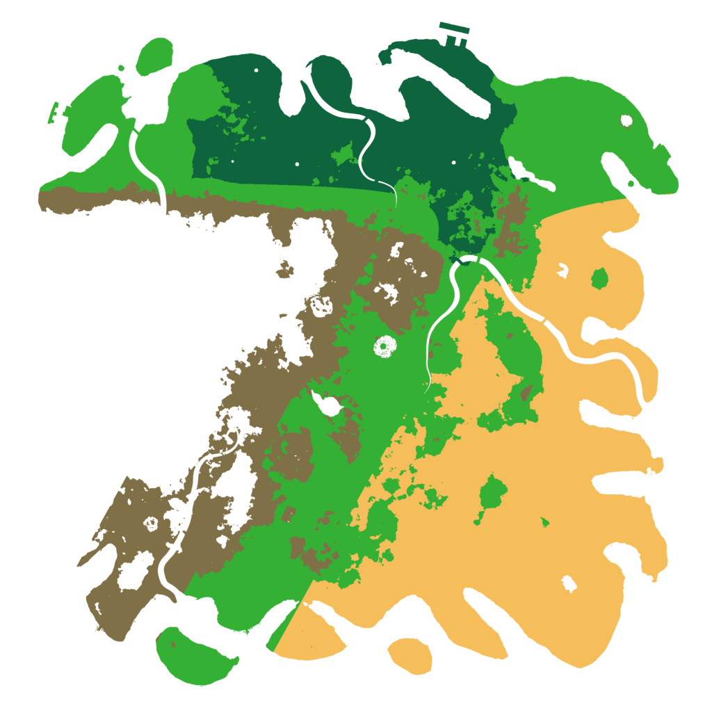 Biome Rust Map: Procedural Map, Size: 4750, Seed: 935211