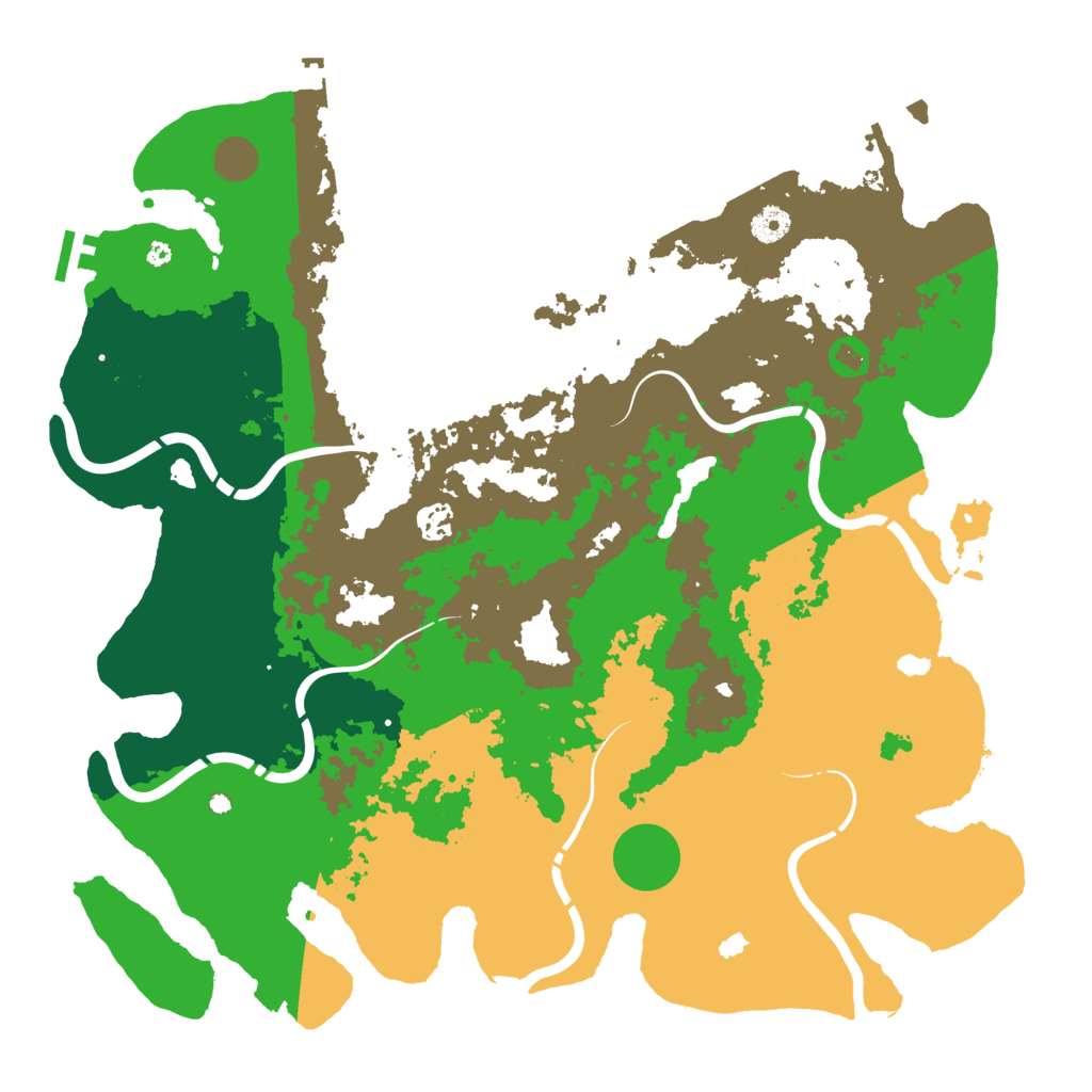Biome Rust Map: Procedural Map, Size: 4300, Seed: 28572