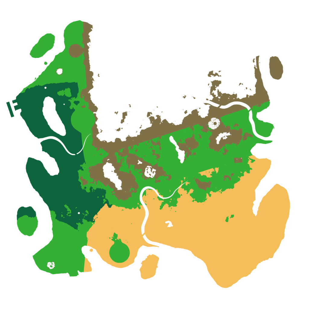 Biome Rust Map: Procedural Map, Size: 4000, Seed: 481606