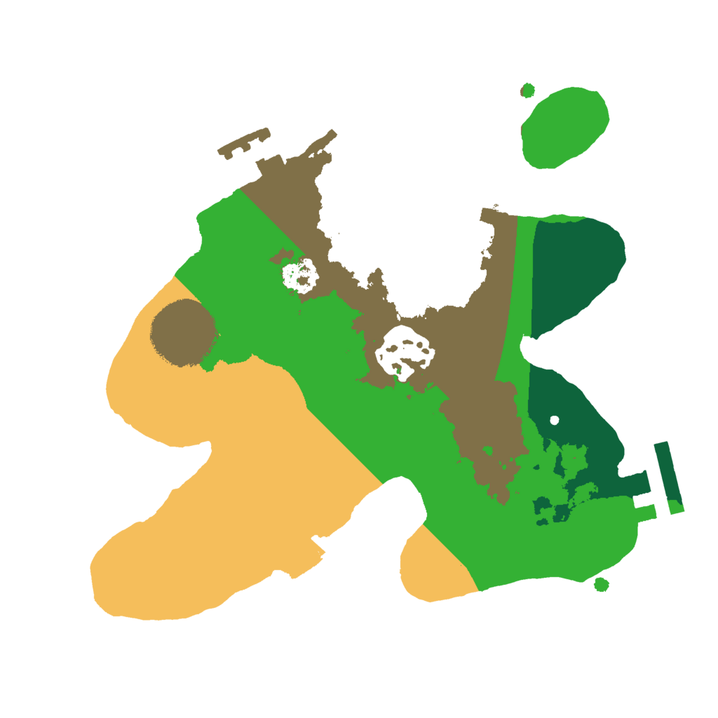 Biome Rust Map: Procedural Map, Size: 2000, Seed: 203865100