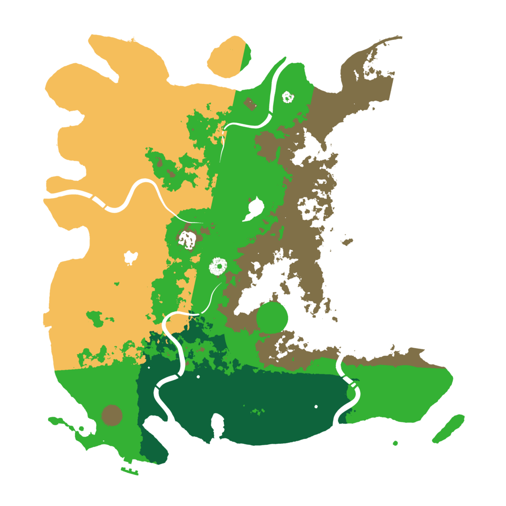 Biome Rust Map: Procedural Map, Size: 4250, Seed: 872505873